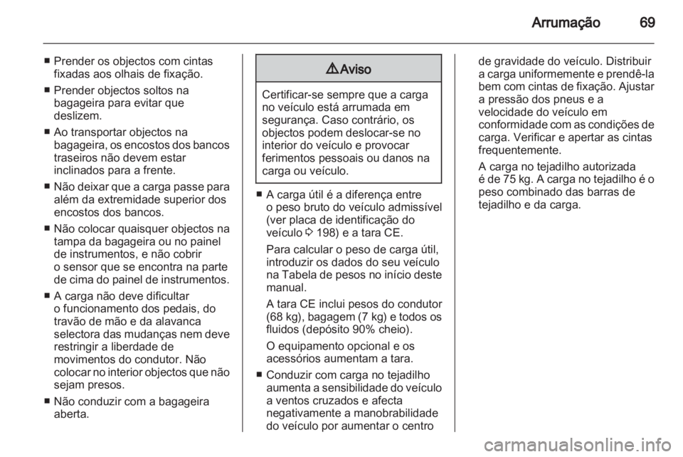 OPEL CORSA 2011  Manual de Instruções (in Portugues) 