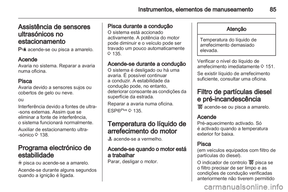 OPEL CORSA 2011.5 Manual de Instruções (in Portugues) OPEL CORSA 2011.5 Manual de Instruções (in Portugues)