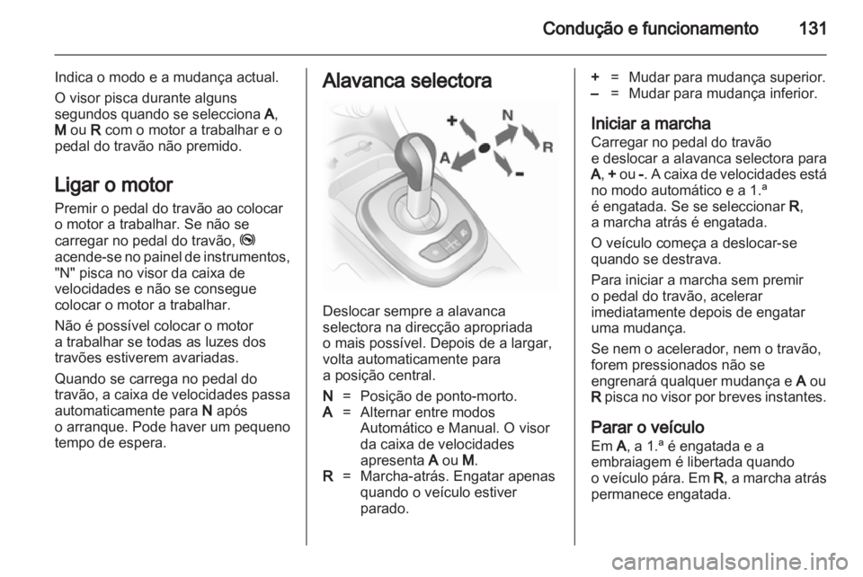 OPEL CORSA 2012 Manual de Instruções (in Portugues) OPEL CORSA 2012 Manual de Instruções (in Portugues)