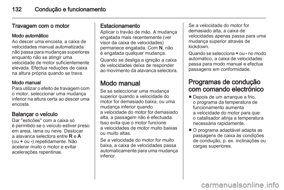 OPEL CORSA 2012 Manual de Instruções (in Portugues) OPEL CORSA 2012 Manual de Instruções (in Portugues)