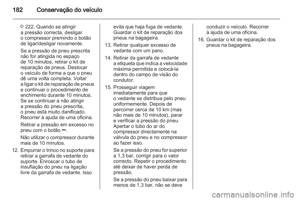 OPEL CORSA 2012 Manual de Instruções (in Portugues) OPEL CORSA 2012 Manual de Instruções (in Portugues)