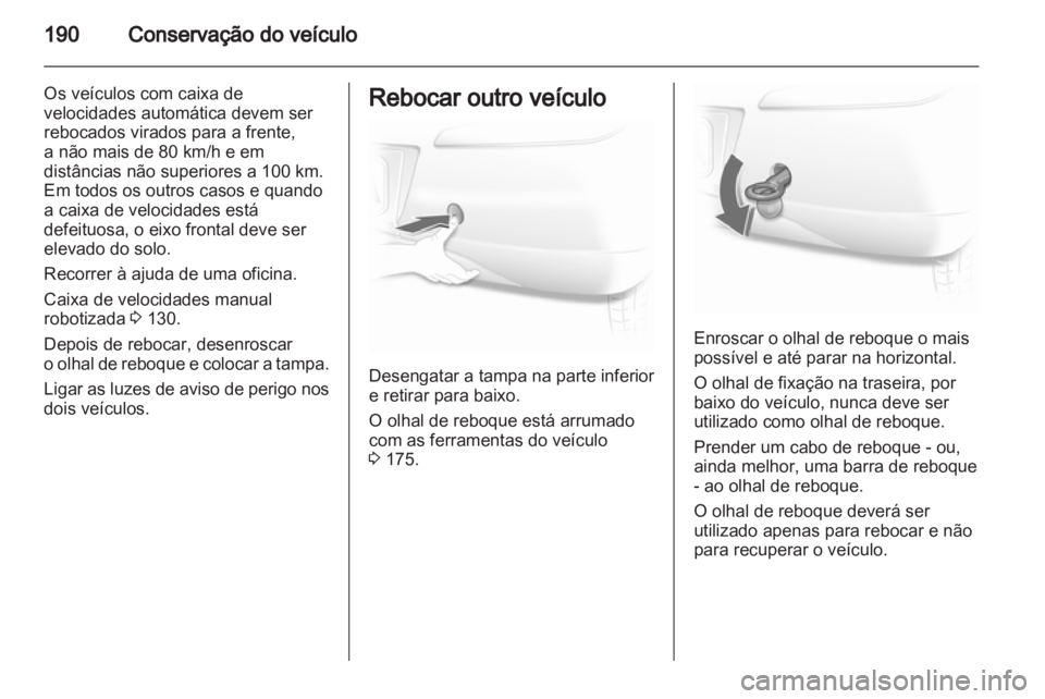 OPEL CORSA 2012  Manual de Instruções (in Portugues) 