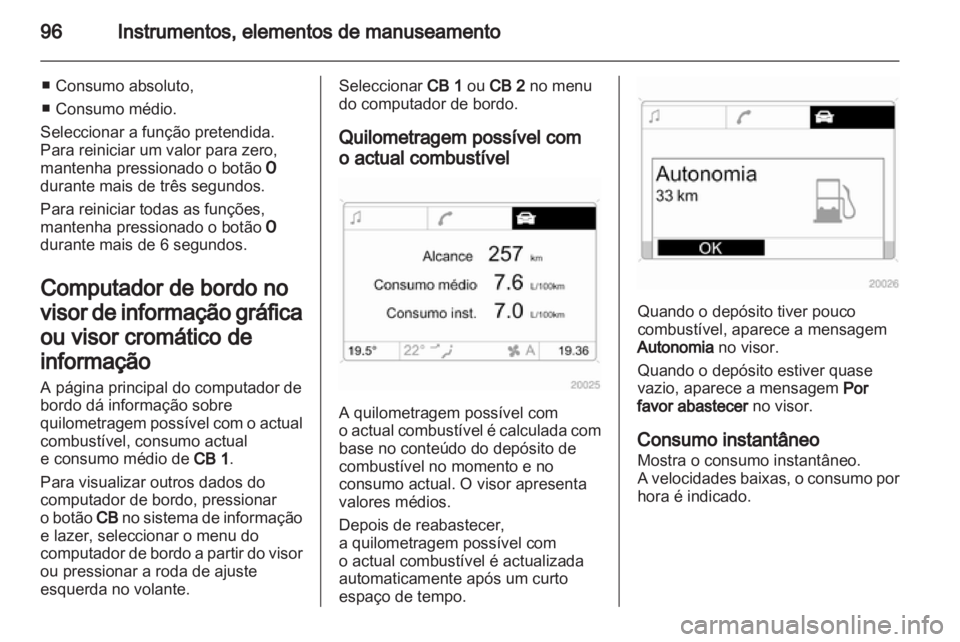 OPEL CORSA 2012 Manual de Instruções (in Portugues) OPEL CORSA 2012 Manual de Instruções (in Portugues)