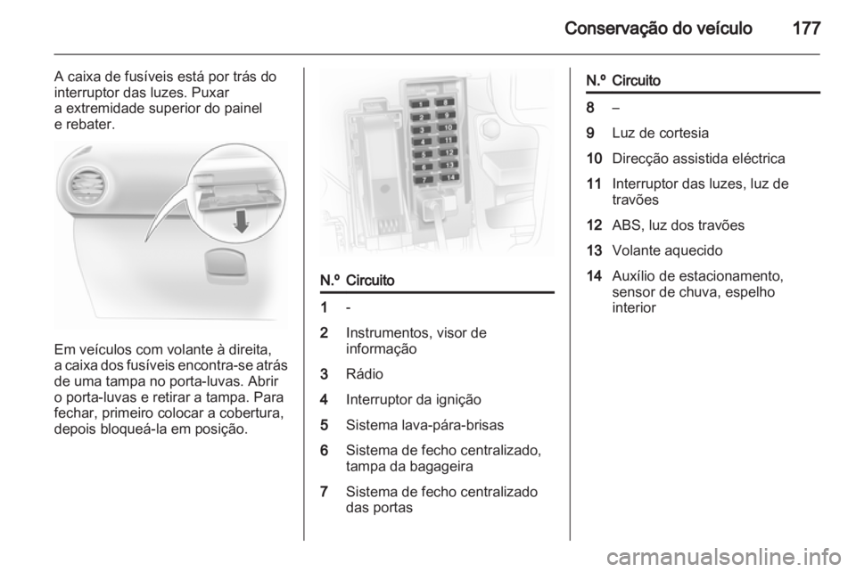 OPEL CORSA 2012.5  Manual de Instruções (in Portugues) 