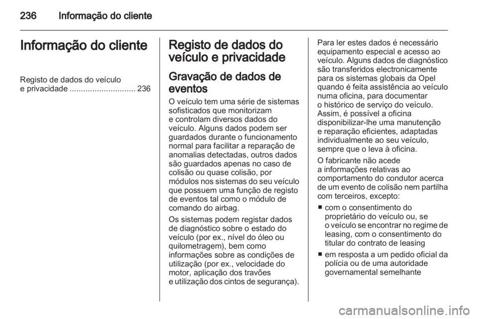 OPEL CORSA 2012.5  Manual de Instruções (in Portugues) 