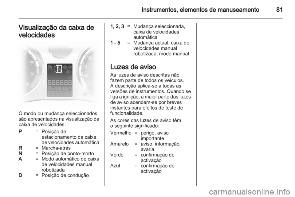 OPEL CORSA 2012.5 Manual de Instruções (in Portugues) OPEL CORSA 2012.5 Manual de Instruções (in Portugues)