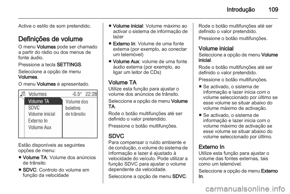 OPEL CORSA 2013 Manual de Informação e Lazer (in Portugues) OPEL CORSA 2013 Manual de Informação e Lazer (in Portugues)
