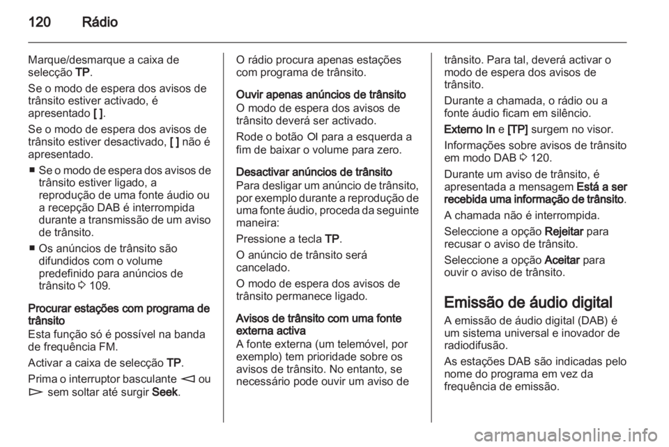 OPEL CORSA 2013 Manual de Informação e Lazer (in Portugues) OPEL CORSA 2013 Manual de Informação e Lazer (in Portugues)