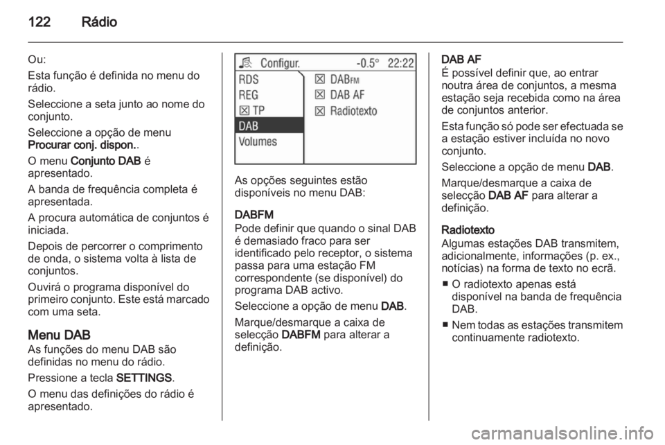 OPEL CORSA 2013 Manual de Informação e Lazer (in Portugues) OPEL CORSA 2013 Manual de Informação e Lazer (in Portugues)