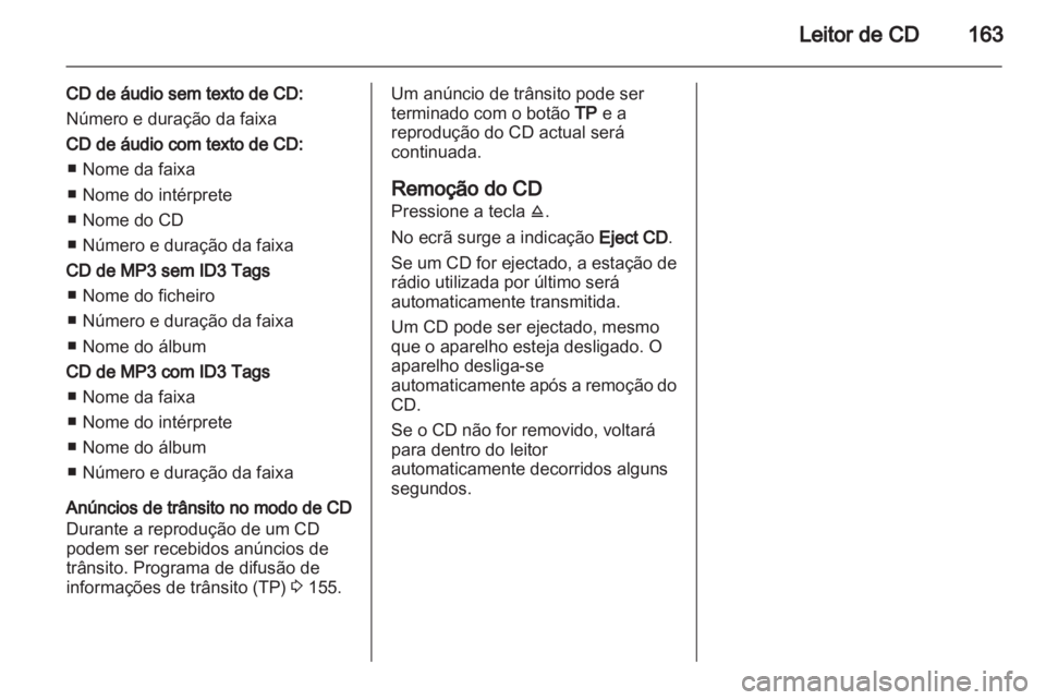OPEL CORSA 2013 Manual de Informação e Lazer (in Portugues) OPEL CORSA 2013 Manual de Informação e Lazer (in Portugues)
