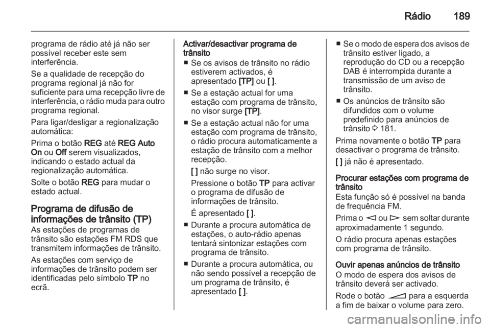OPEL CORSA 2013 Manual de Informação e Lazer (in Portugues) OPEL CORSA 2013 Manual de Informação e Lazer (in Portugues)