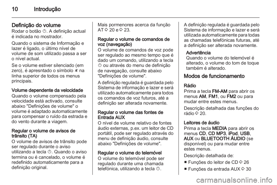 OPEL CORSA 2013  Manual de Informação e Lazer (in Portugues) 