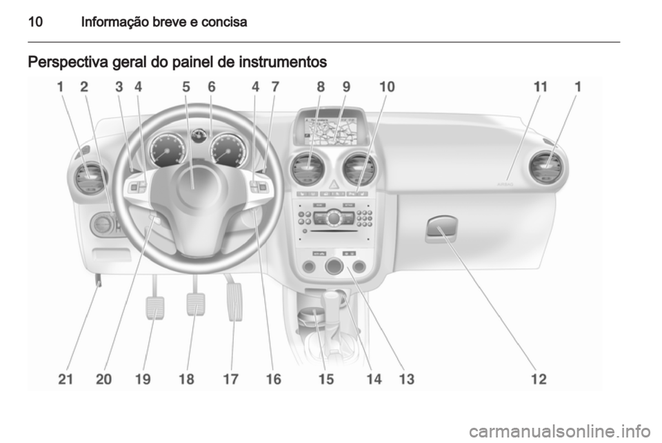 OPEL CORSA 2013  Manual de Instruções (in Portugues) 