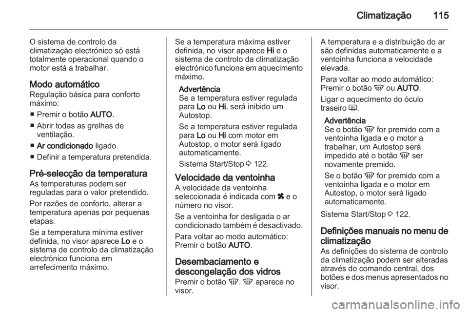 OPEL CORSA 2013  Manual de Instruções (in Portugues) 