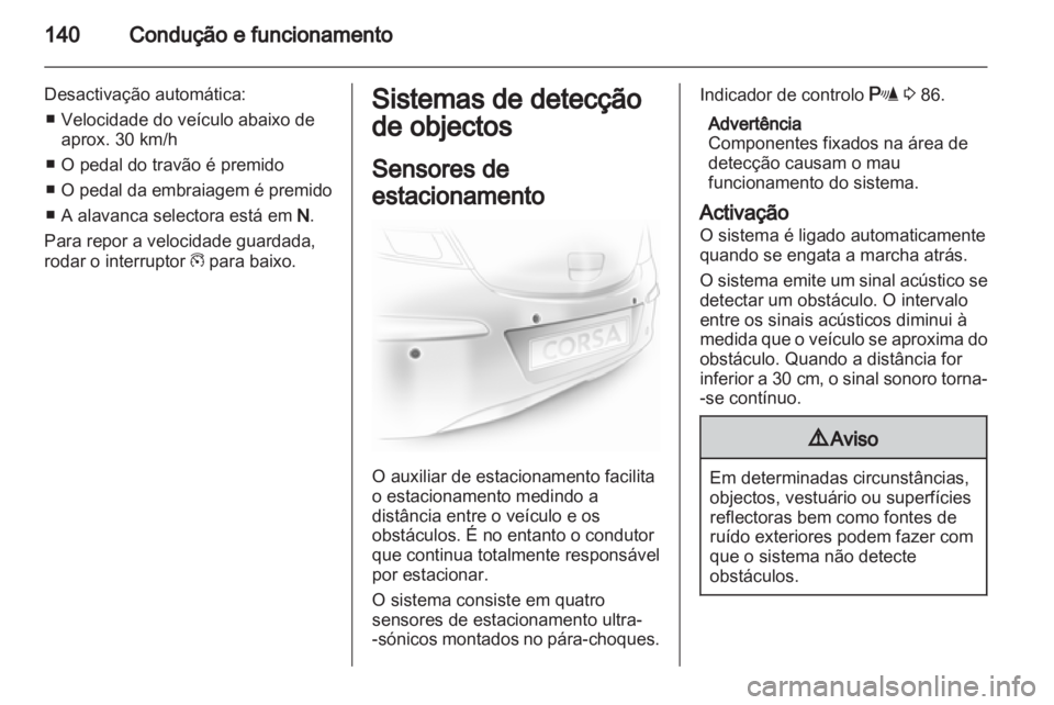 OPEL CORSA 2013 Manual de Instruções (in Portugues) OPEL CORSA 2013 Manual de Instruções (in Portugues)