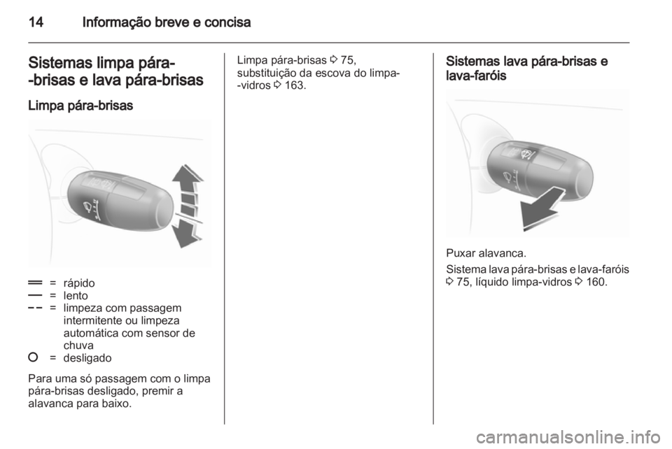 OPEL CORSA 2013  Manual de Instruções (in Portugues) 