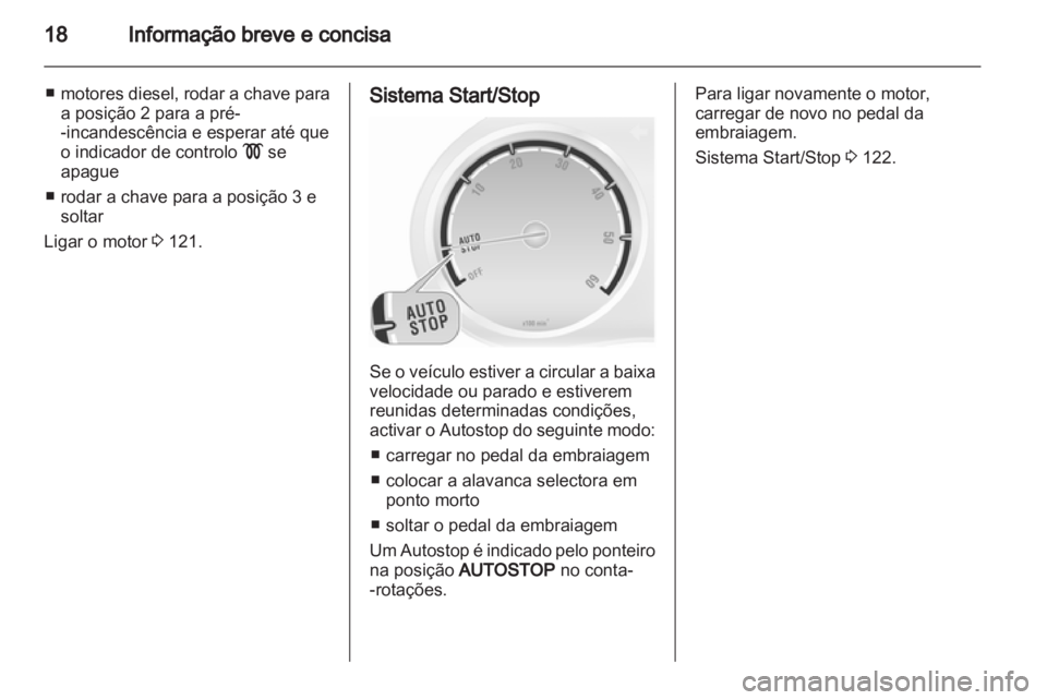 OPEL CORSA 2013 Manual de Instruções (in Portugues) OPEL CORSA 2013 Manual de Instruções (in Portugues)
