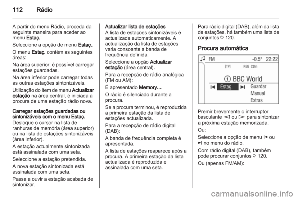 OPEL CORSA 2013.5  Manual de Informação e Lazer (in Portugues) 