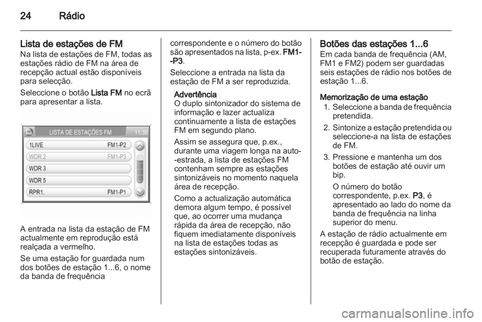 OPEL CORSA 2013.5  Manual de Informação e Lazer (in Portugues) 