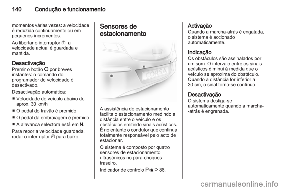 OPEL CORSA 2013.5  Manual de Instruções (in Portugues) 
