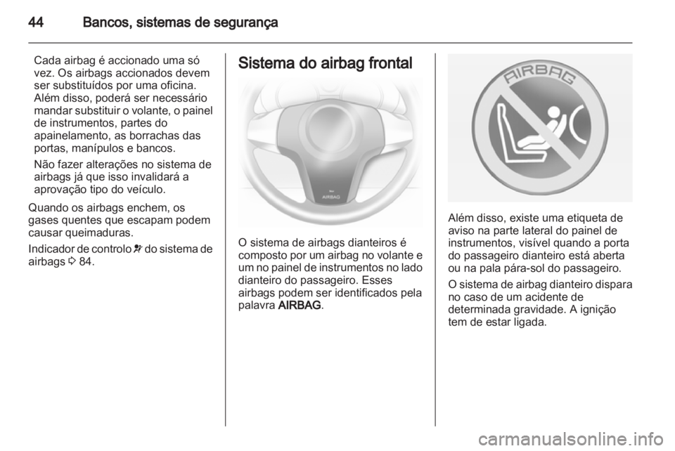 OPEL CORSA 2013.5  Manual de Instruções (in Portugues) 