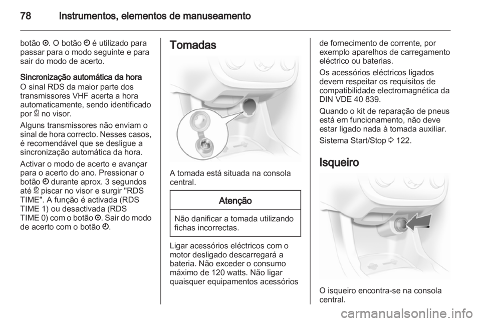 OPEL CORSA 2013.5  Manual de Instruções (in Portugues) 