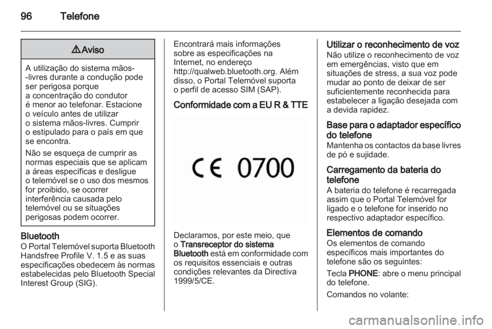 OPEL INSIGNIA 2010.5  Manual de Informação e Lazer (in Portugues) 