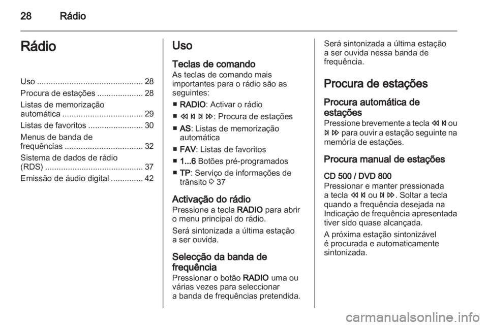 OPEL INSIGNIA 2011 Manual de Informação e Lazer (in Portugues) OPEL INSIGNIA 2011 Manual de Informação e Lazer (in Portugues)
