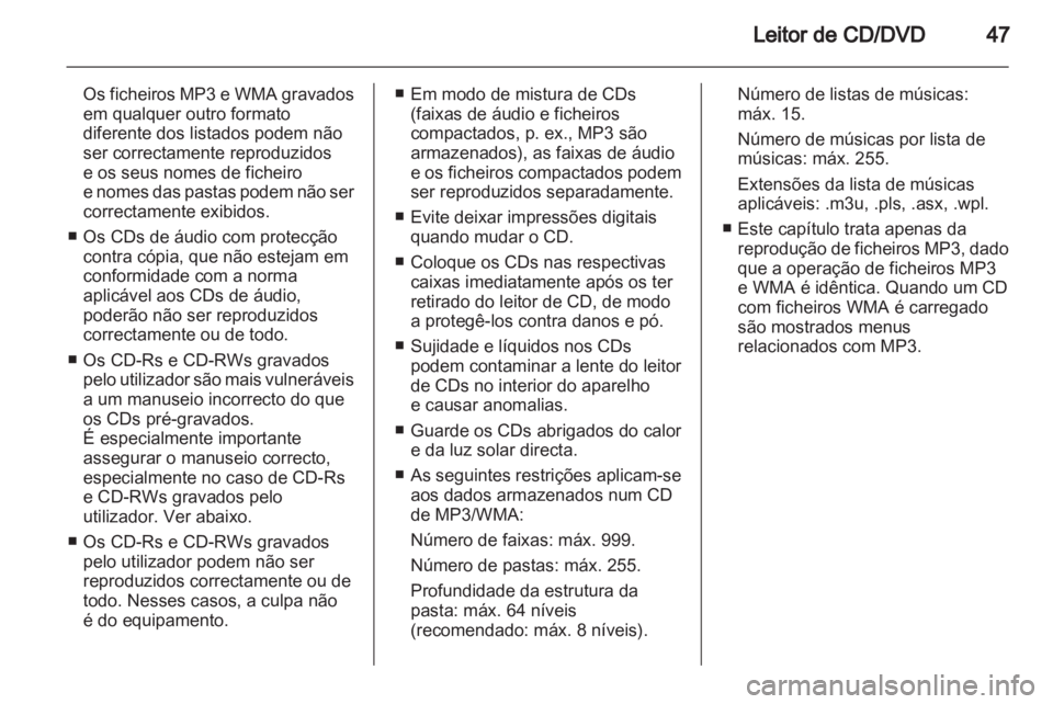 OPEL INSIGNIA 2011 Manual de Informação e Lazer (in Portugues) OPEL INSIGNIA 2011 Manual de Informação e Lazer (in Portugues)