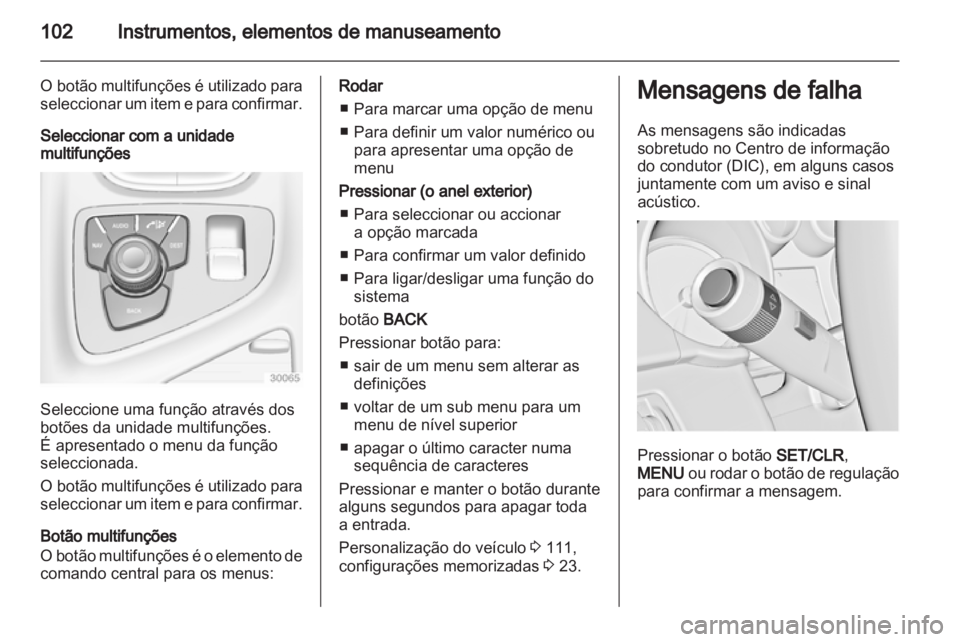 OPEL INSIGNIA 2011  Manual de Instruções (in Portugues) 