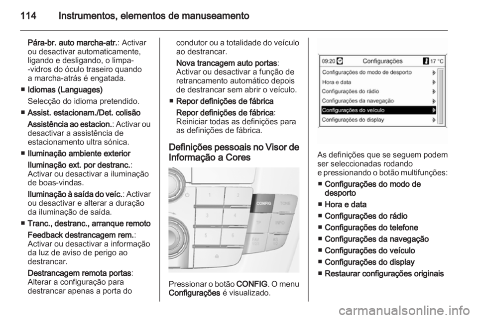 OPEL INSIGNIA 2011  Manual de Instruções (in Portugues) 