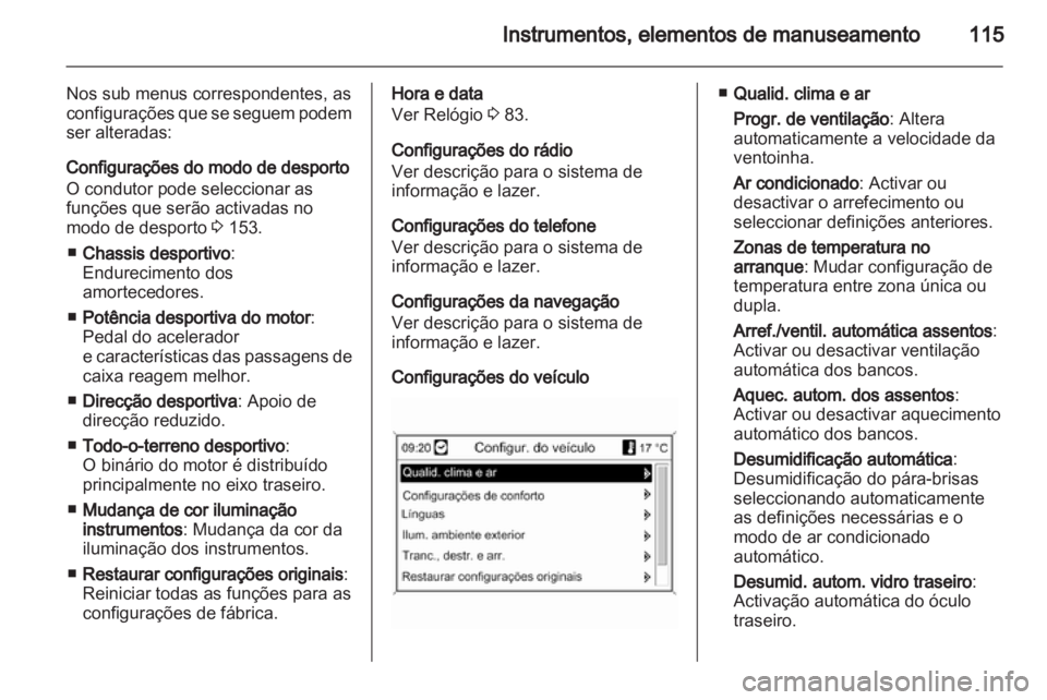 OPEL INSIGNIA 2011  Manual de Instruções (in Portugues) 