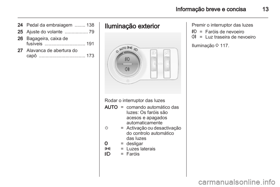 OPEL INSIGNIA 2011  Manual de Instruções (in Portugues) 