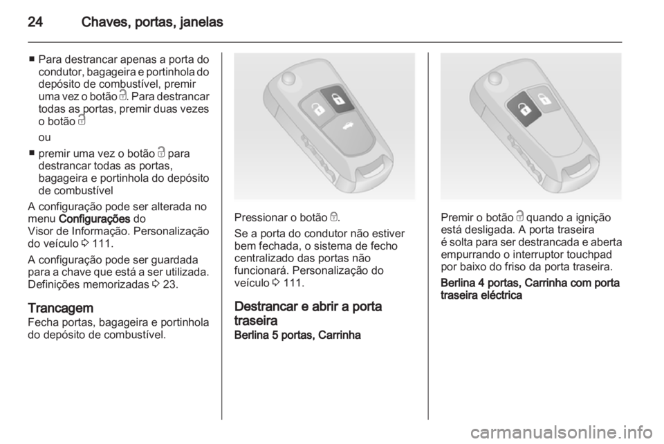 OPEL INSIGNIA 2011  Manual de Instruções (in Portugues) 