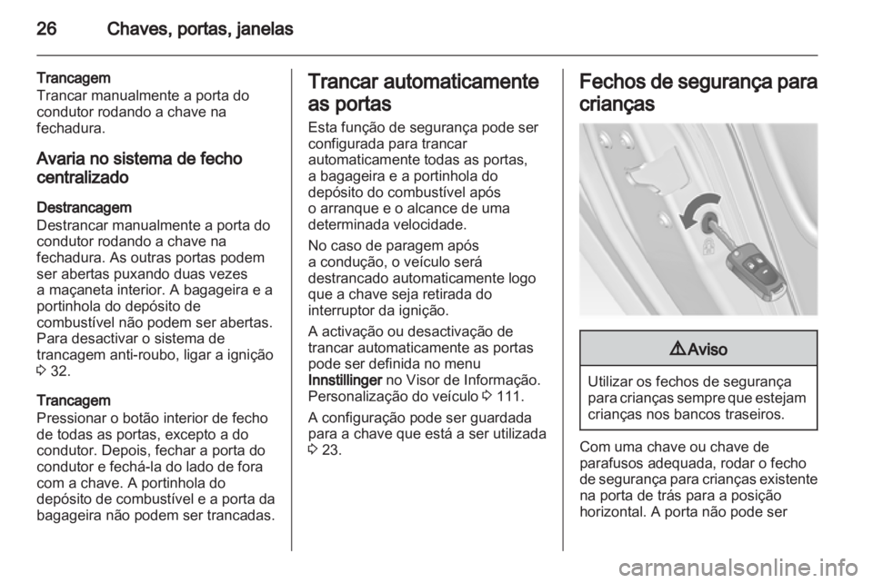 OPEL INSIGNIA 2011  Manual de Instruções (in Portugues) 