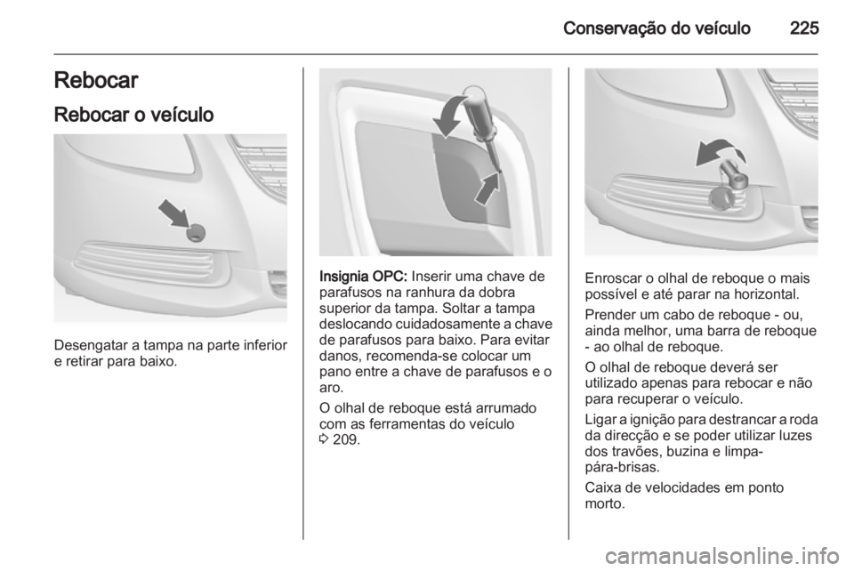 OPEL INSIGNIA 2012  Manual de Instruções (in Portugues) 