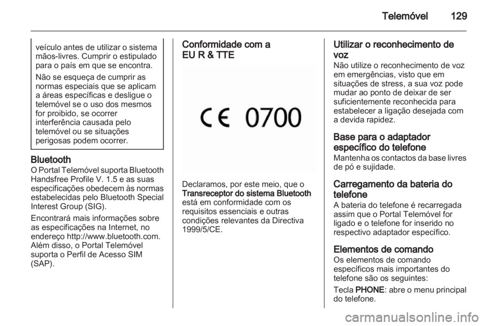 OPEL INSIGNIA 2012.5 Manual de Informação e Lazer (in Portugues) OPEL INSIGNIA 2012.5 Manual de Informação e Lazer (in Portugues)