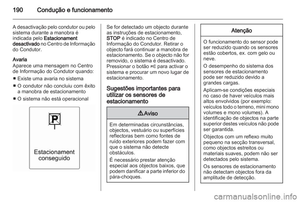 OPEL INSIGNIA 2013  Manual de Instruções (in Portugues) 