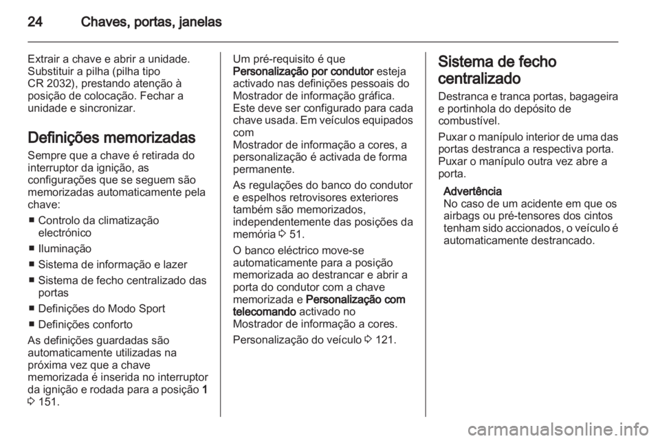 OPEL INSIGNIA 2013.5  Manual de Instruções (in Portugues) 