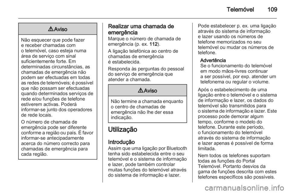 OPEL MERIVA 2011  Manual de Informação e Lazer (in Portugues) 