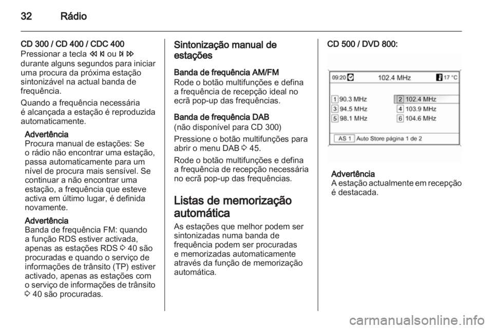 OPEL MERIVA 2011  Manual de Informação e Lazer (in Portugues) 