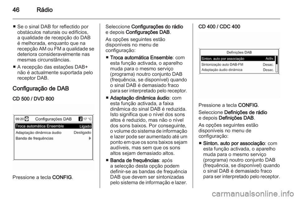 OPEL MERIVA 2011  Manual de Informação e Lazer (in Portugues) 