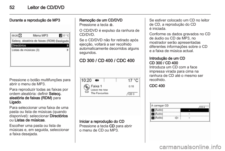 OPEL MERIVA 2011  Manual de Informação e Lazer (in Portugues) 