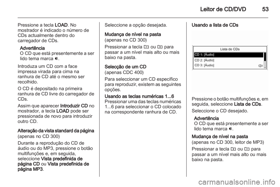 OPEL MERIVA 2011  Manual de Informação e Lazer (in Portugues) 