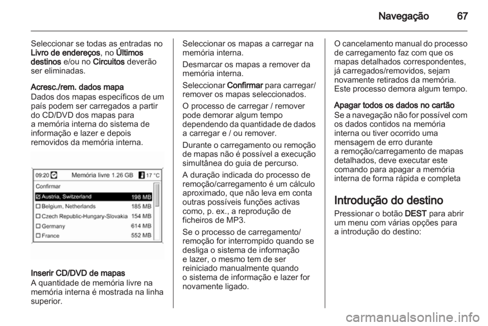 OPEL MERIVA 2011  Manual de Informação e Lazer (in Portugues) 