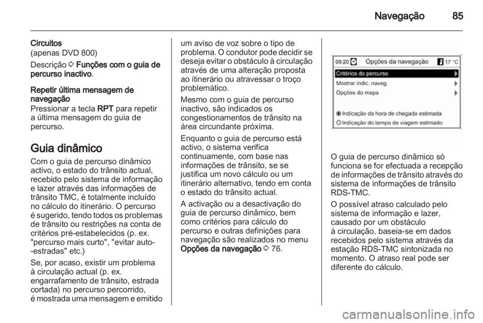 OPEL MERIVA 2011  Manual de Informação e Lazer (in Portugues) 