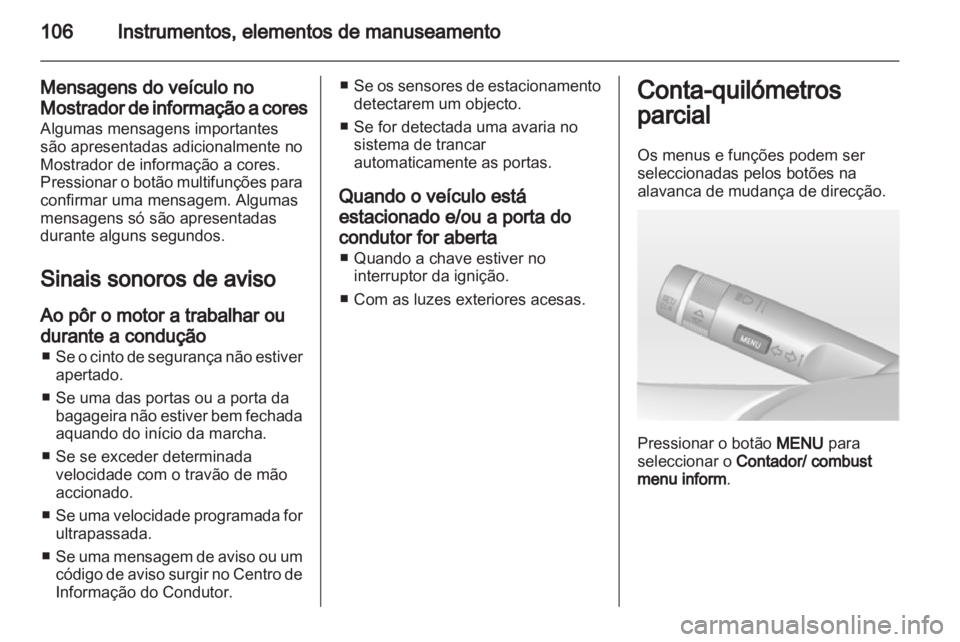 OPEL MERIVA 2011 Manual de Instruções (in Portugues) OPEL MERIVA 2011 Manual de Instruções (in Portugues)