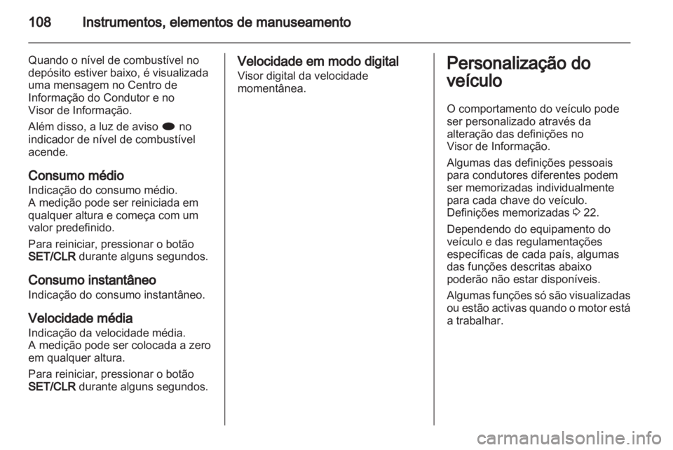 OPEL MERIVA 2011 Manual de Instruções (in Portugues) OPEL MERIVA 2011 Manual de Instruções (in Portugues)
