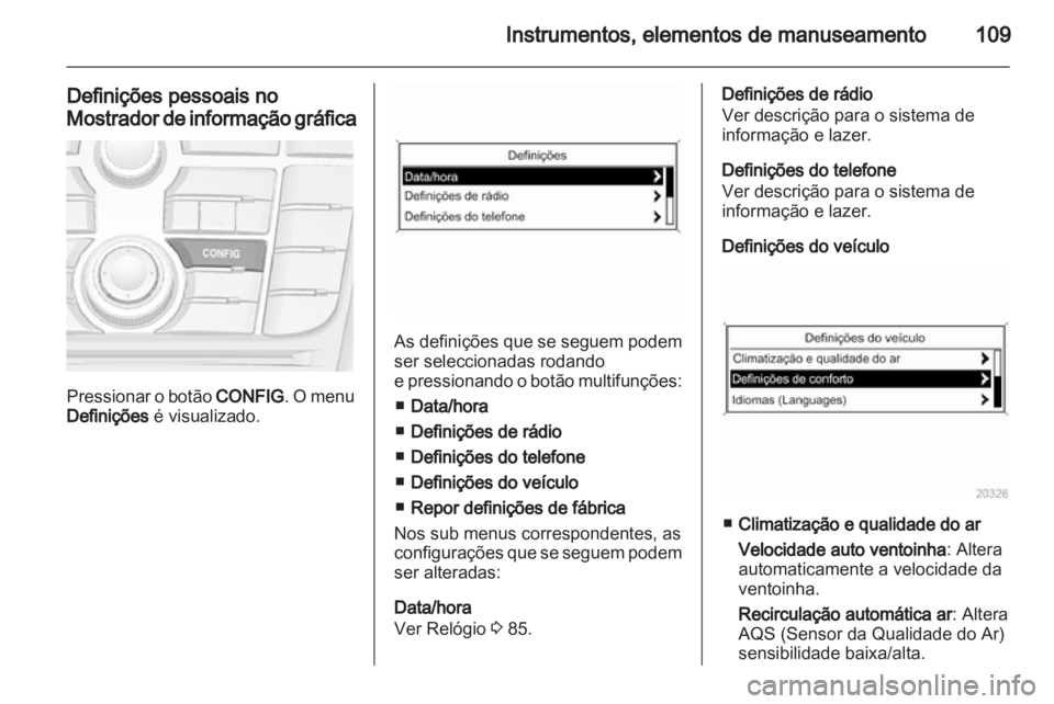 OPEL MERIVA 2011  Manual de Instruções (in Portugues) 