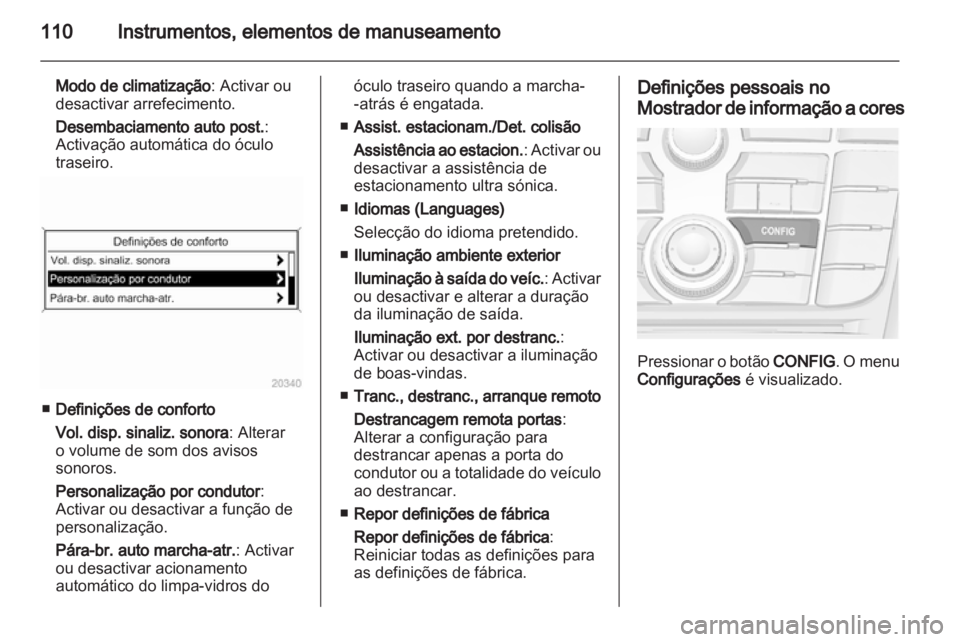 OPEL MERIVA 2011  Manual de Instruções (in Portugues) 